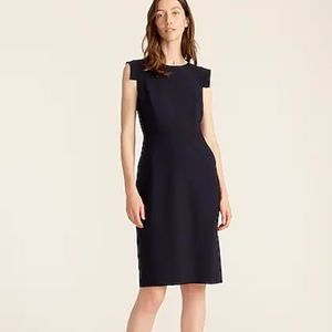 J. Crew Navy Blue Sheath Resume Dress Sz 6